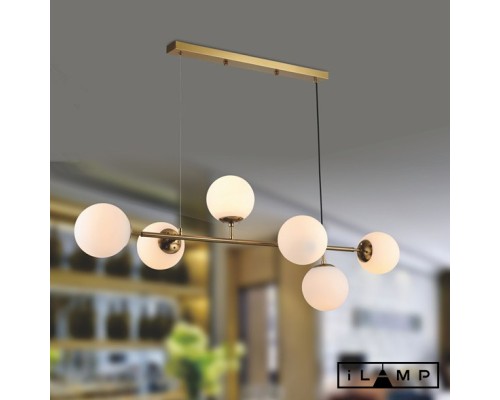 Подвесной светильник iLamp GOLDEN 9136P/6 GOLD&WHITE
