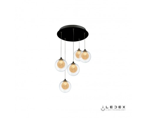 Подвесная люстра iLedex Oblivion C4457-5R Хром