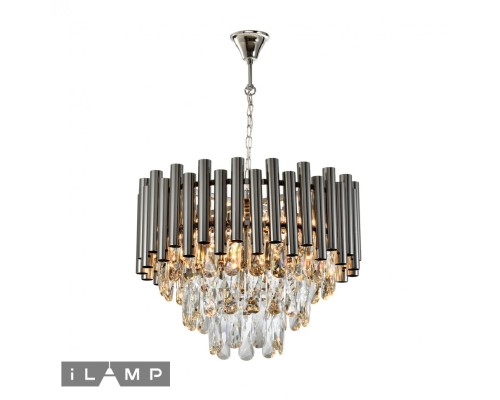 Подвесной светильник iLamp SAVAGE P9510-4 NICKEL