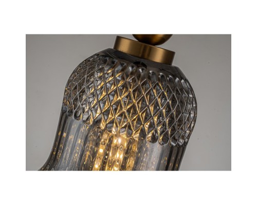 Светильник подвесной Belfast Herbison A1953 / B / A3 GR GL Золотой / Стекло / Серый