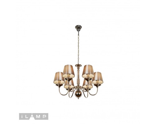 Подвесная люстра iLamp Rolling P2406-6 Nickel