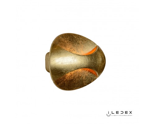 Настенный светильник iLedex Flux ZD7151-6W 3000K gold foil