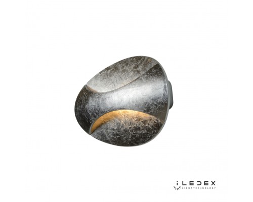 Настенный светильник iLedex Flux ZD7151-6W 3000K silver foil