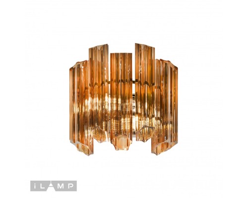 Настенный светильник iLamp MB0267-2C CHROME+BROWN