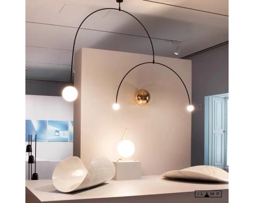 Подвесной светильник iLamp NORTH 8628P/3 BLACK&WHITE