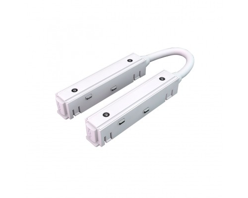 Коннектор питания угл. для маг.шинопровода iLEDEX TECHNICAL VISION CORNER POWER CONNECT 4822-L380-WH