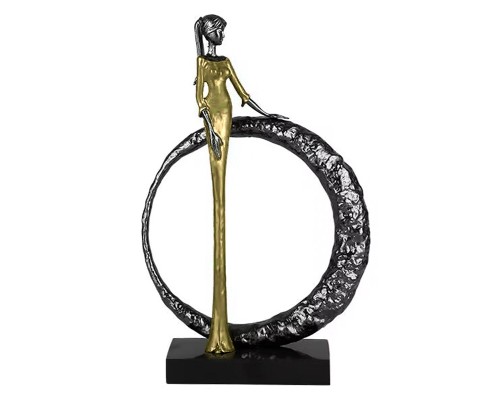 Статуэтка настольная ArtHomeDecor PRETTY WOMAN 7404 BLACK & GOLD