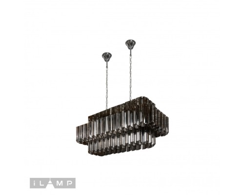 Подвесная люстра iLamp Destiny MD0267-14A CHROME+SMOKY GRAY
