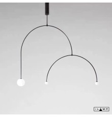 Подвесной светильник iLamp NORTH 8628P/3 BLACK&WHITE