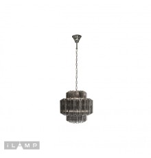 Подвесная люстра iLamp Destiny MD0267-4 CHROME+SMOKY GRAY