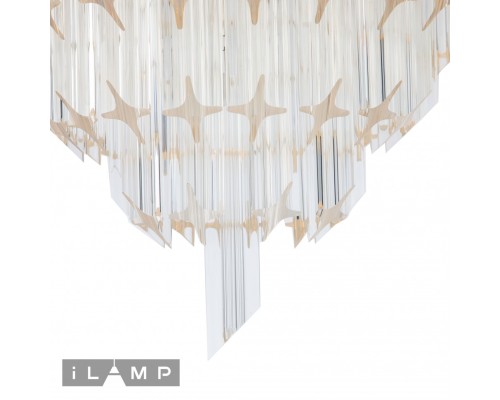 Подвесная люстра iLamp Manhattan 051D-6 Nickel