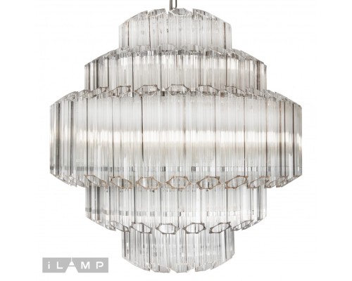 Подвесная люстра iLamp Destiny MD0267-7 CHROME+CLEAR