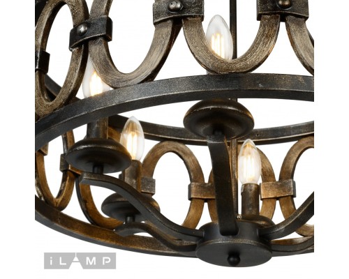 Подвесная люстра iLamp Organic Loft 192-6