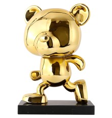 Статуэтка настольная ArtHomeDecor BUSY BEAR 6709 M GOLD
