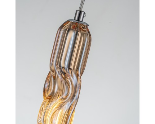 Подвесной светильник Belfast Grosvenor 167-1 CR CA Янтарный