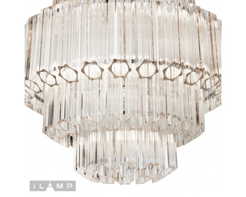 Подвесная люстра iLamp Destiny MD0267-7 CHROME+CLEAR
