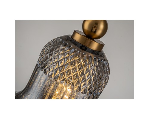 Светильник подвесной Belfast Herbison A1953 / A / A3 GR GL Золотой / Стекло / Серый