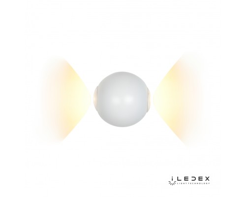 Настенный светильник iLedex Rainbow ZD8168-6W 3000K matt white