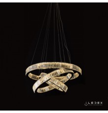 Подвесной светильник iLedex WOODSTOCK  10920P/3-70W-3000K (8/6/4) GOLD&CLEAR