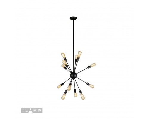 Подвесная люстра iLamp Twins Loft 209-12B