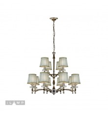 Подвесная люстра iLamp Olivia 82336/8+4 Хром