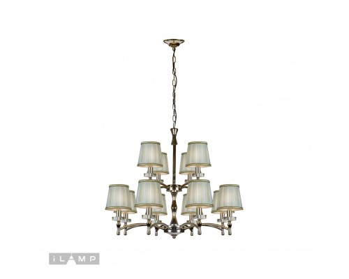 Подвесная люстра iLamp Olivia 82336/8+4 Хром