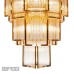 Подвесная люстра iLamp Tribeca MD0276-11C GOLD+CLEAR