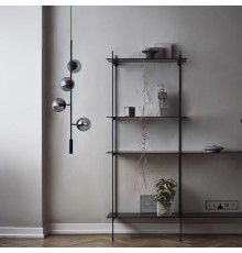 Подвесной светильник iLamp ARTIS 8149P/4B BLACK&SMOKY