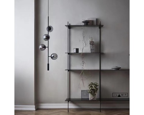 Подвесной светильник iLamp ARTIS 8149P/4B BLACK&SMOKY