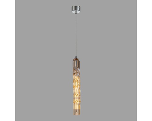 Подвесной светильник Belfast Grosvenor 167-1 CR CA Янтарный