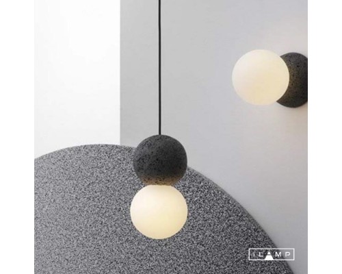 Настенный светильник iLamp FOXTROT 10695W/1-D100 BLACK&WHITE