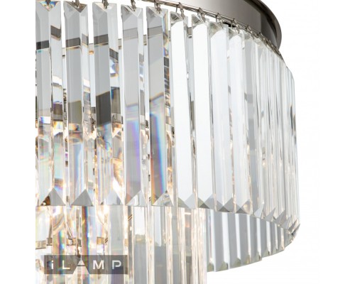 Подвесная люстра iLamp Triumph 7383/8P NICKEL