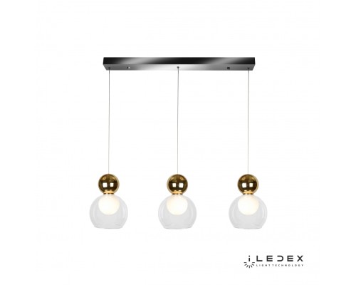 Подвесной светильник iLedex Blossom C4476-3L Золотой