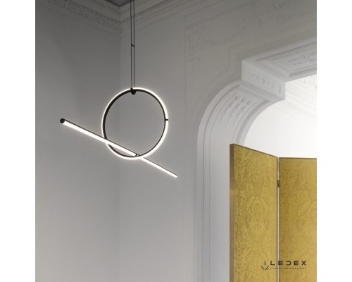 Подвесной светильник iLedex ZOOM 10339P/A2-35W-3000K BLACK&WHITE