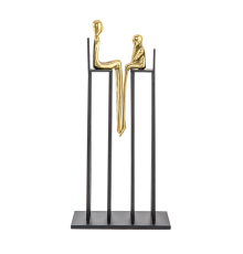 Статуэтка настольная ArtHomeDecor DISCUSSION 4808 BRASS & BLACK