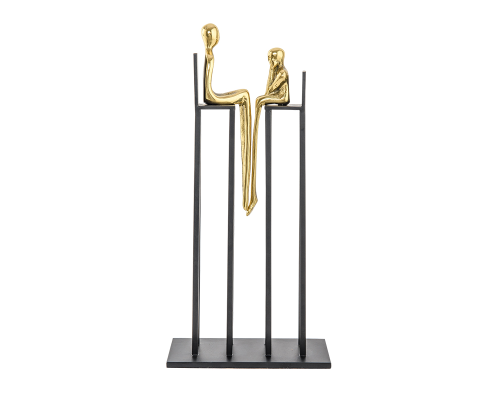 Статуэтка настольная ArtHomeDecor DISCUSSION 4808 BRASS & BLACK