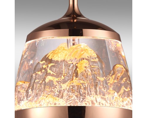 Светильник подвесной iLedex Rocks 8278P-1 ROSE GOLD