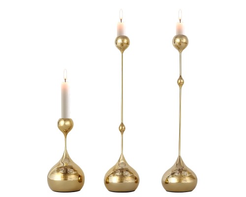 Подсвечник ArtHomeDecor DROP 6916 L Gold