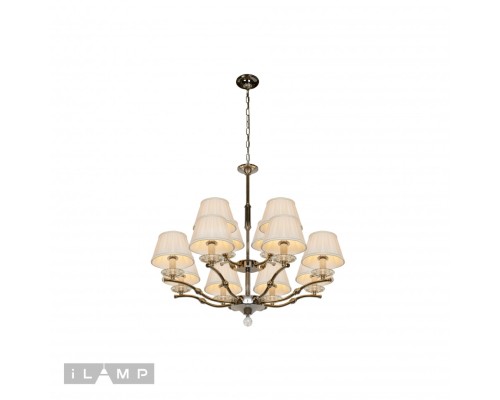 Подвесная люстра iLamp Vivaldi 85125/8+4 Хром