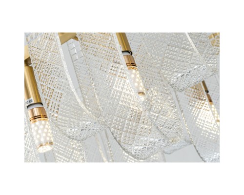 Подвесная люстра Belfast Severn 6601-950 BR CL Латунь / Стекло