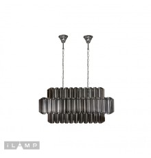 Подвесная люстра iLamp Destiny MD0267-14A CHROME+SMOKY GRAY