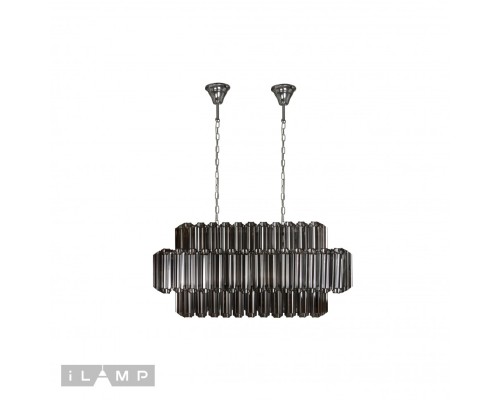 Подвесная люстра iLamp Destiny MD0267-14A CHROME+SMOKY GRAY