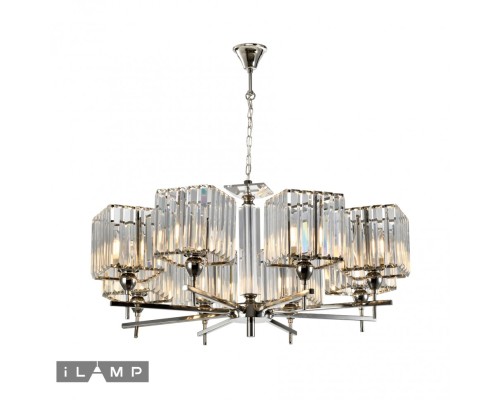Подвесной светильник iLamp STATEN ISLAND P9514-8 NICKEL