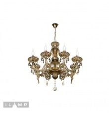 Подвесная люстра iLamp Asia 61079-8 Бронзовая