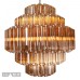 Подвесная люстра iLamp Destiny MD0267-7B CHROME+BROWN