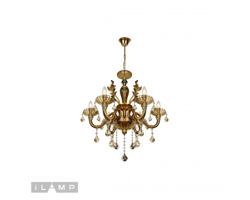 Подвесная люстра iLamp Asia 81069-6 Бронзовая
