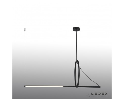 Подвесной светильник iLedex ZOOM 8075P/S-18W-3000K MATT BLACK&WHITE