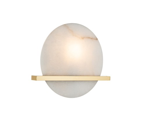 Настенный светильник Belfast Ravenhill 3219 BR MB Латунь / Камень