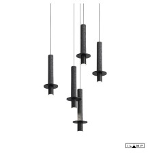 Подвесной светильник iLamp LOFTY 10704P/1-D150 BLACK&GREY