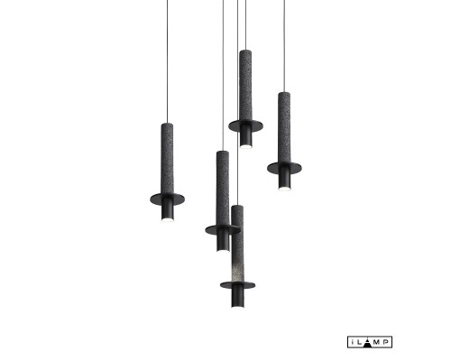 Подвесной светильник iLamp LOFTY 10704P/1-D150 BLACK&GREY